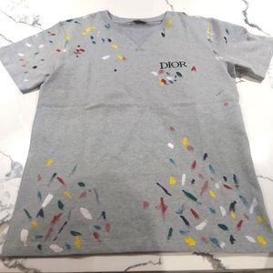SOLD Dior Paint Splatter T Shirt Size M
